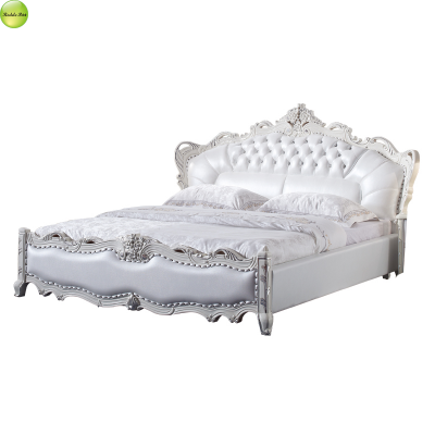 French luxury style adult bedroom furniture best price double bed SW8078