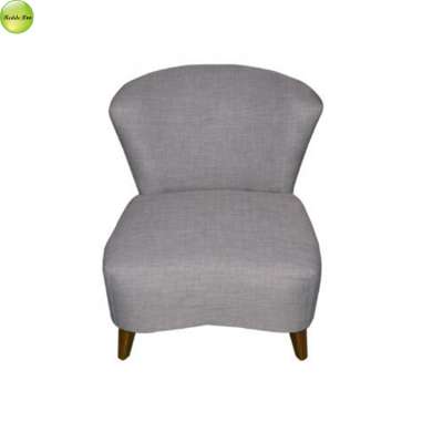 Fabric waiting lounge chair single style wooden legs suit for kids